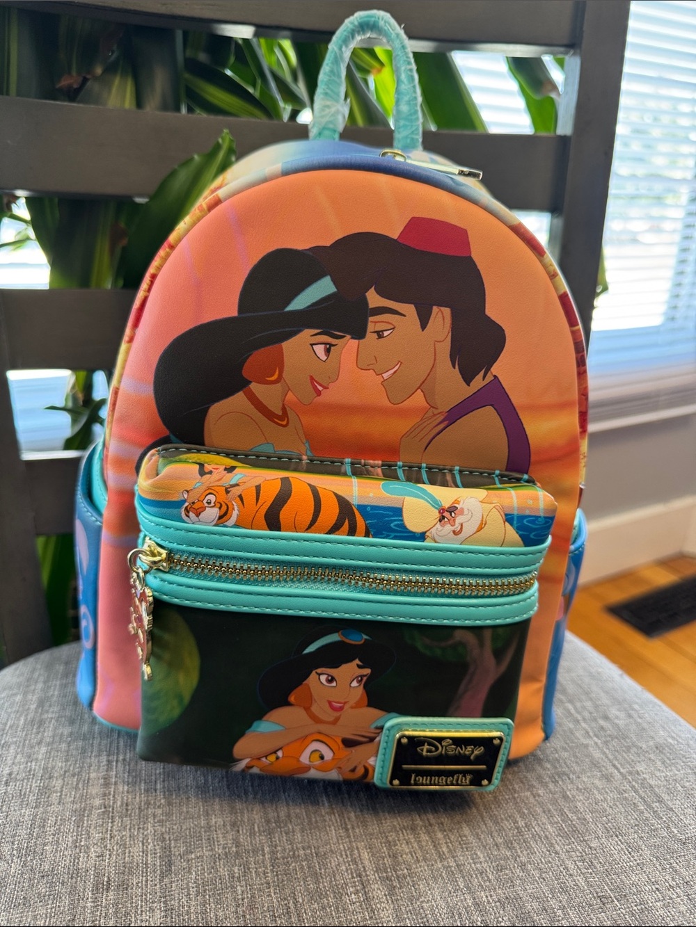Disney Loungefly Aladdin Movie Jasmine Mini Backpack Bag